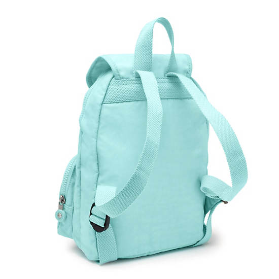 Lovebug Small Backpack, Fresh Teal Tonal Zipper, large