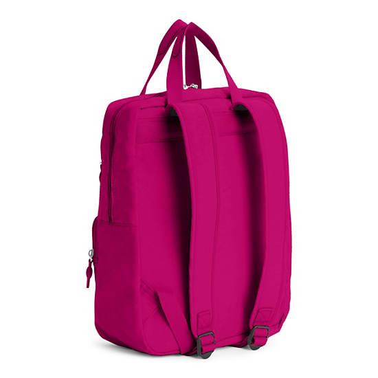 Sharpay Medium Laptop Backpack, Wild Red Camo, large