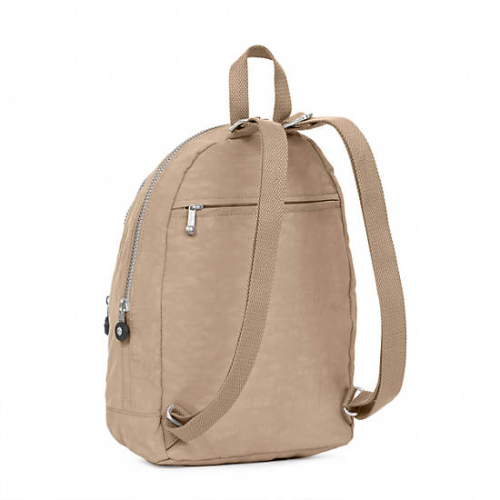 Yaretzi Small Backpack, Hazelnut Met GG, large