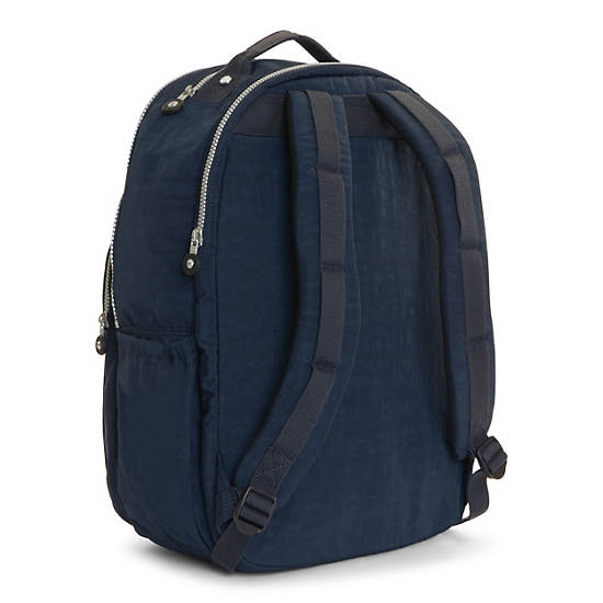 Seoul Extra Large 15" Laptop Backpack, True Blue, large
