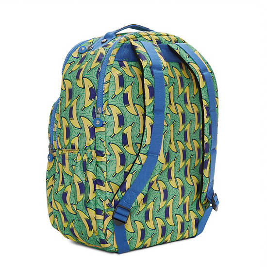 Seoul Extra Large Printed 15" Laptop Backpack, Starry  Vision Teal, large