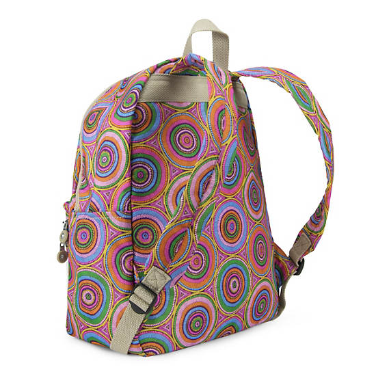 Bouree Printed Backpack, Lilac Joy, large