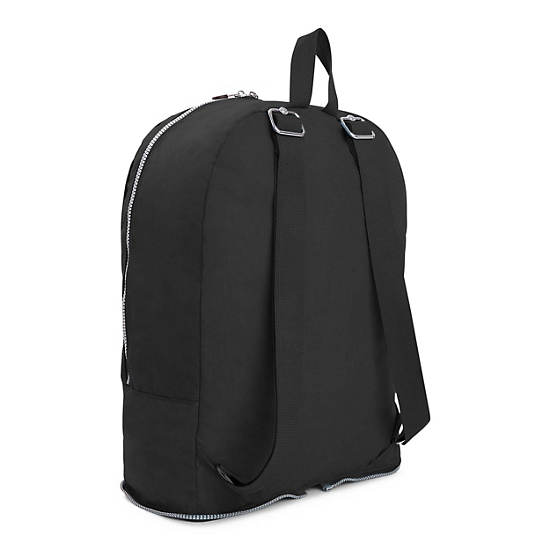 Earnest Foldable Backpack, Black, large