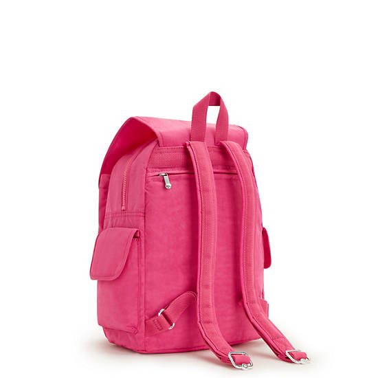 City Pack Backpack, Primrose Pink Satin, large