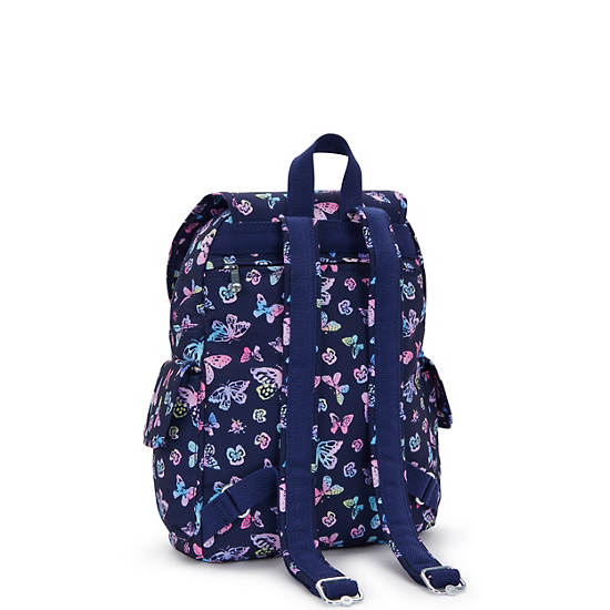 City Pack Printed Backpack, Butterfly Fun, large
