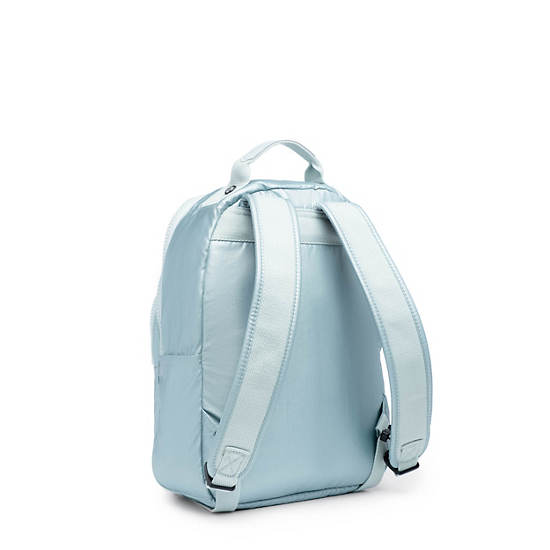 Seoul Go Small Metallic 11" Laptop Backpack, Blue Bleu 2, large