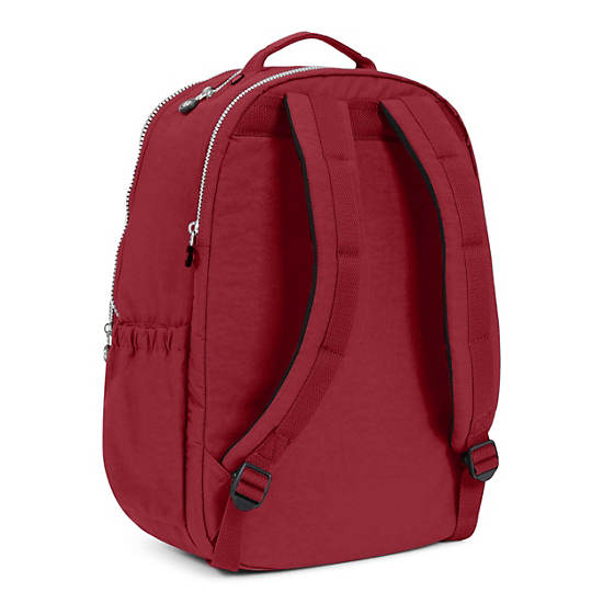 Seoul Go Extra Large 17" Laptop Backpack, Brick Red, large
