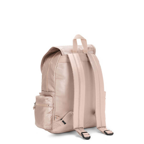 Ezra Metallic Backpack, Quartz Metallic, large