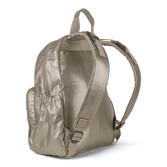 Maisie Metallic Diaper Backpack, Artisanal K Embossed, large
