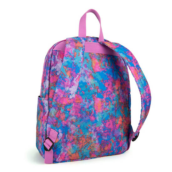 Kumi 15" Large Printed Laptop Backpack, Pink Sands, large