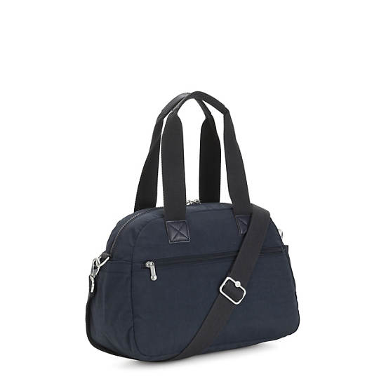 Defea Shoulder Bag, True Blue Tonal, large