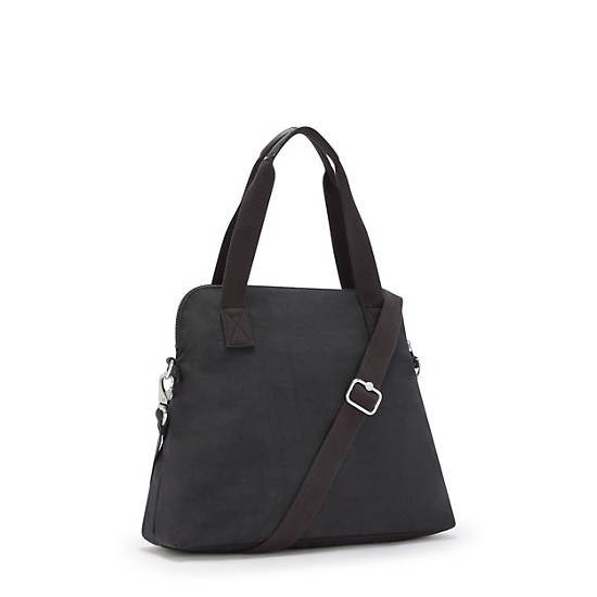 Pahneiro Handbag, Black Noir, large
