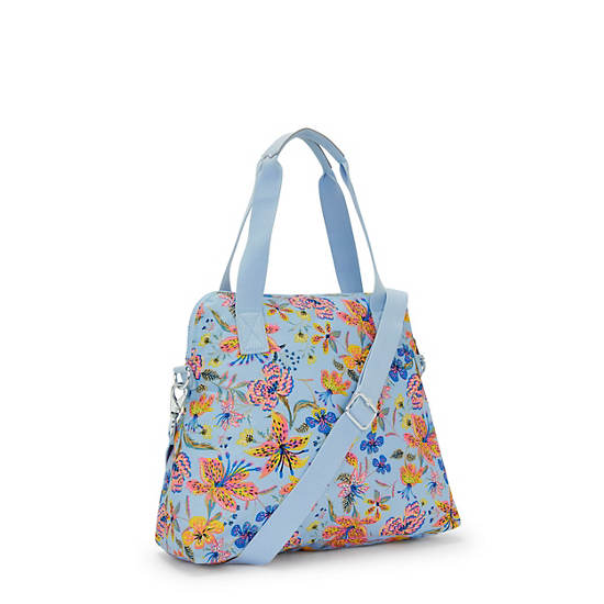 Pahneiro Printed Handbag, Wild Flowers, large