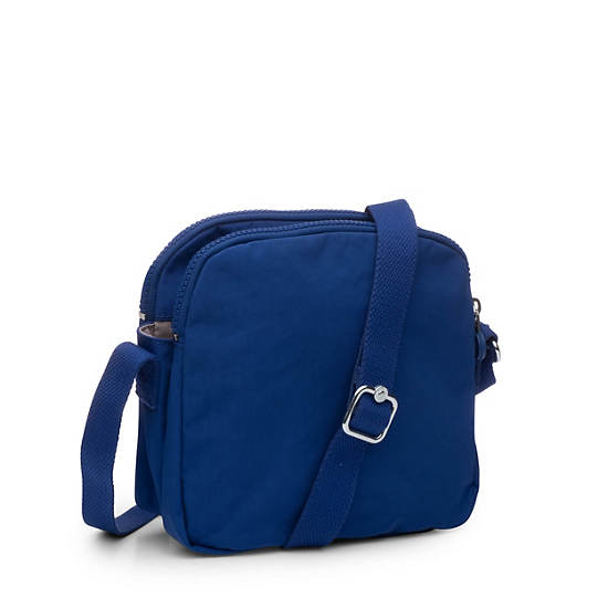 Keefe Crossbody Bag, Perri Blue Woven, large