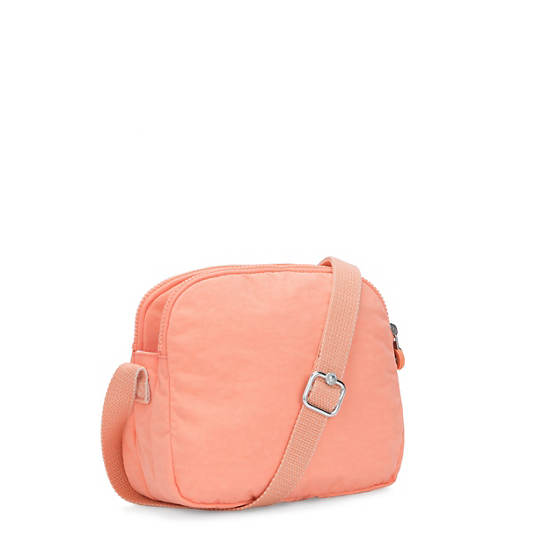 Keefe Crossbody Bag, Peachy Coral, large