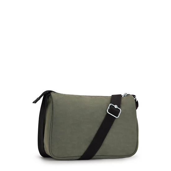 Callie Crossbody Bag, Green Moss, large