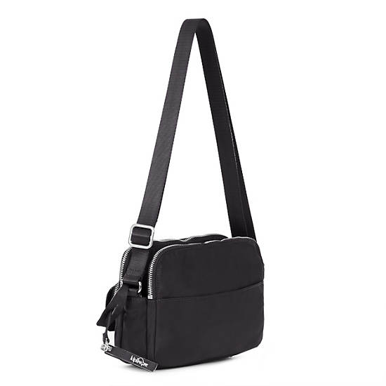 Devine Crossbody Handbag, Black, large