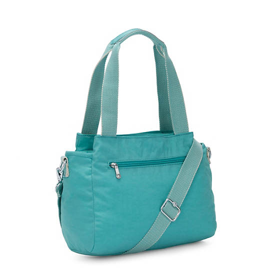 Elysia Shoulder Bag, Seaglass Blue, large