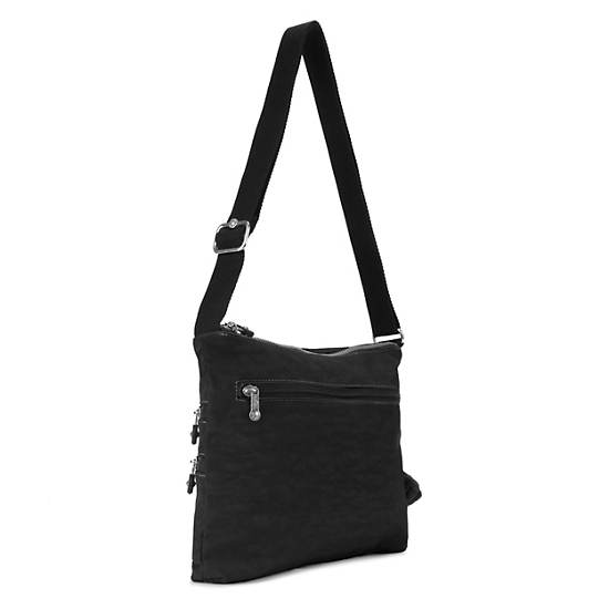 Alvar Vintage Crossbody Bag, Black, large