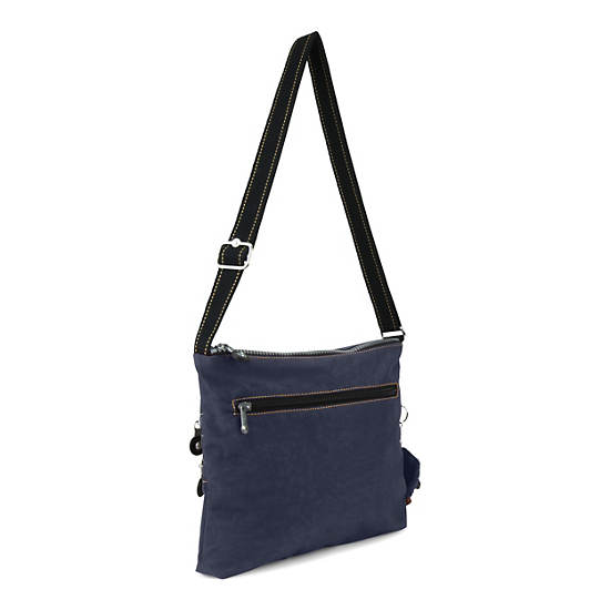 Alvar Vintage Crossbody Bag, True Blue, large