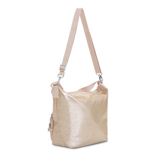 Archie Metallic Handbag, Spicy Gold, large Archie Metallic Handbag, Spicy Gold, large