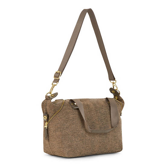 Art Small Handbag, Cafe Latte Beige, large Art Small Handbag, Cafe Latte Beige, large