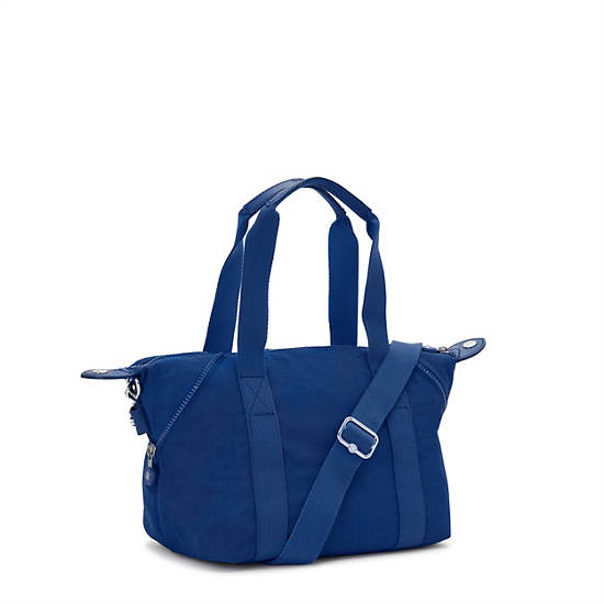 Art Mini Shoulder Bag, Deep Sky Blue, large