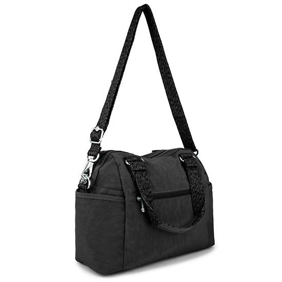 Cora Handbag, Black, large