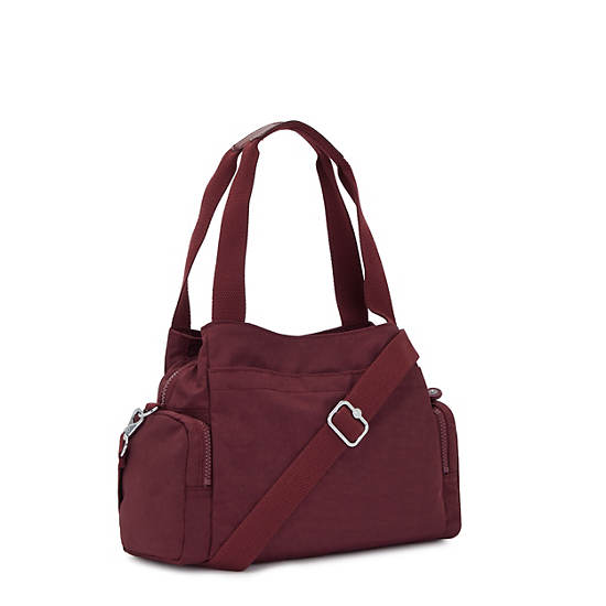 Felix Large Handbag, Merlot, large