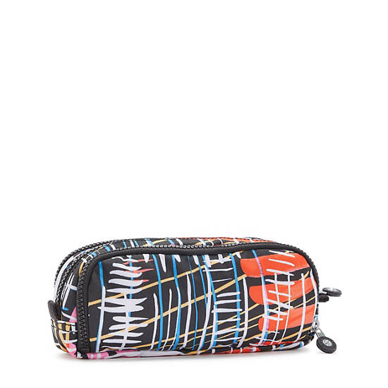 Gitroy Pencil Case, Soft Stripes, large