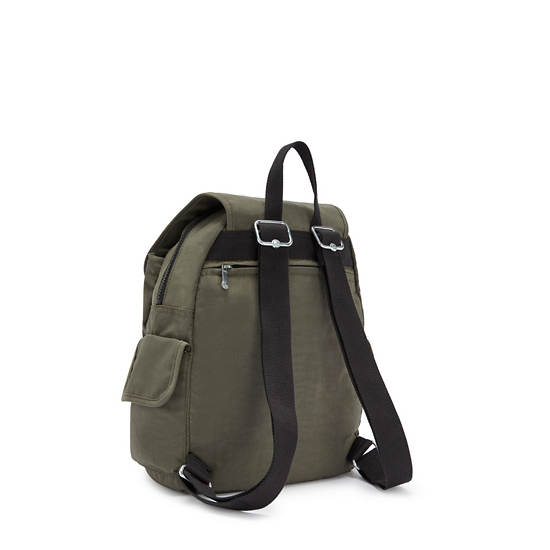 City Pack Small Backpack, Green Moss, large