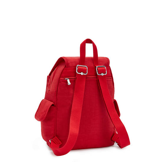 City Pack Small Backpack, Red Rouge, large