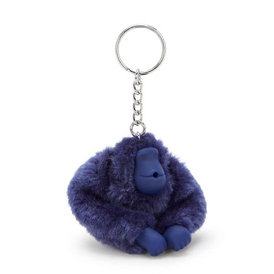 Sven Monkey Keychain, Ocean Blue, large