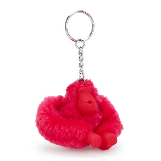 Sven Monkey Keychain, Resort Pink, large