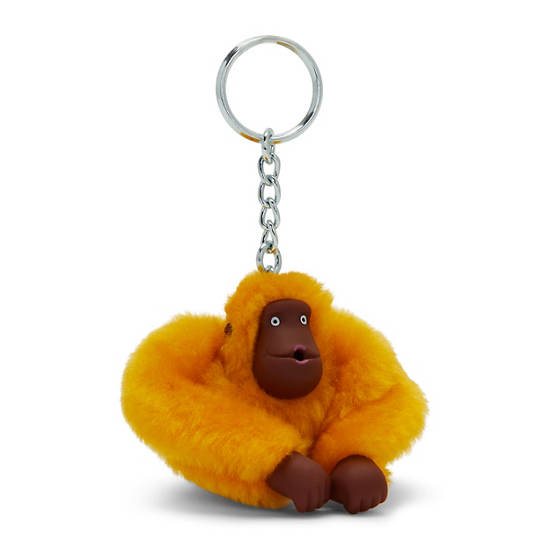 Sven Small Monkey Keychain, Warm Yellow, large