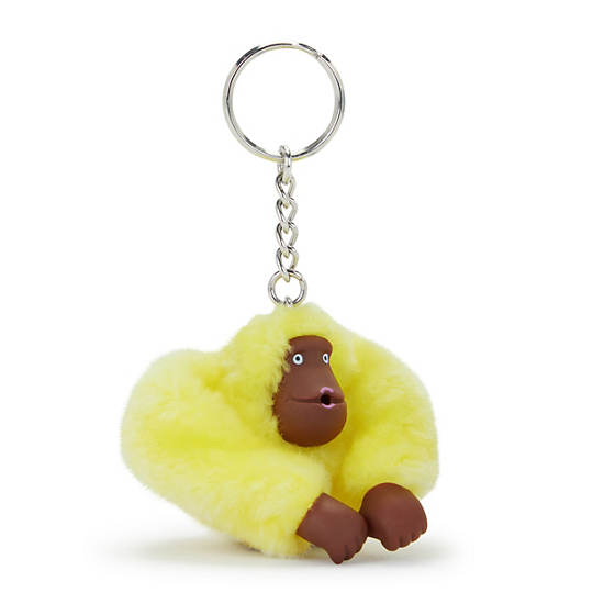 Sven Small Monkey Keychain, Sunlight Yellow, large