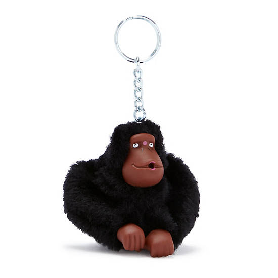 Sven Monkey Keychain, True Black, large