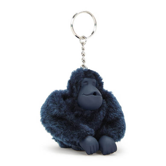 Sven Monkey Keychain, Blue Bleu 2, large