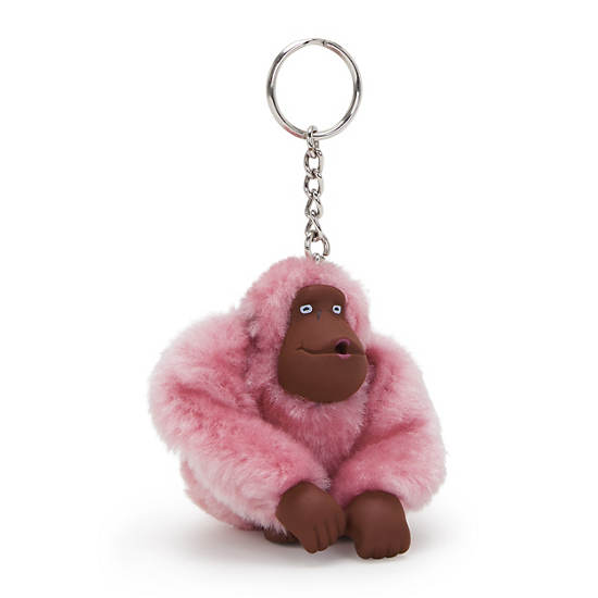 Sven Monkey Keychain, Soft Blush, large