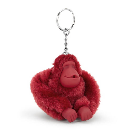 Sven Monkey Keychain, Funky Red, large