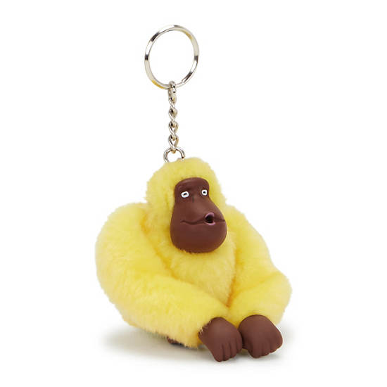 Sven Monkey Keychain, Buttery Sun, large