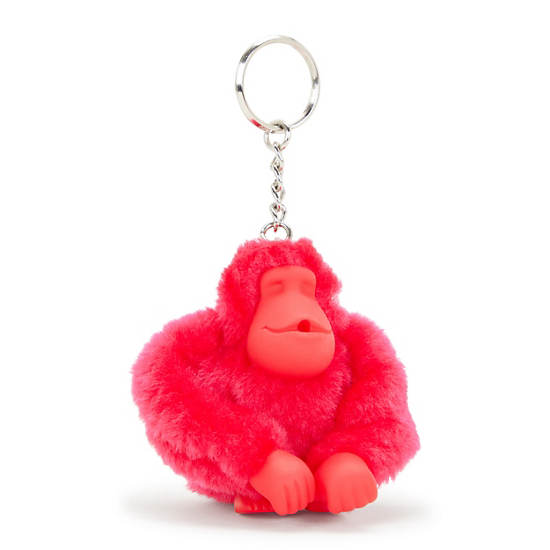 Sven Monkey Keychain, Pink Monkey, large