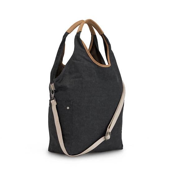 Urbana Shoulder Bag, Hello Kitty Charcoal, large