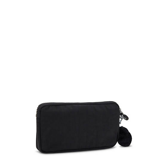 Lowie Wristlet Wallet, Black Tonal, large