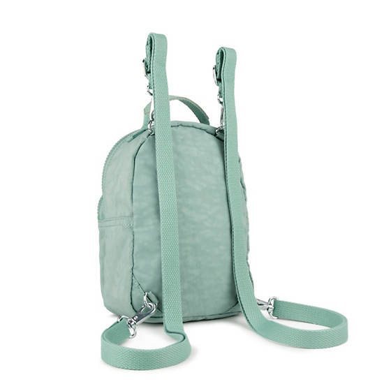 Alber 3-in-1 Convertible Mini Bag Backpack, Fern Green Block, large