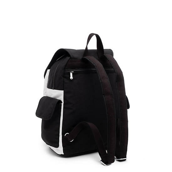 City Pack Medium Backpack, Black white Combo, large