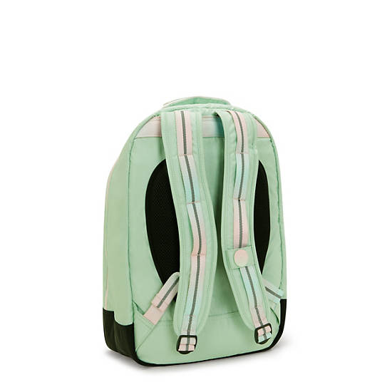 Class Room Metallic 17" Laptop Backpack, Soft Green Metallic, large