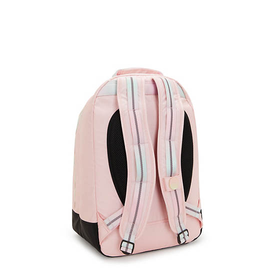 Class Room Metallic 17" Laptop Backpack, Blush Metallic, large