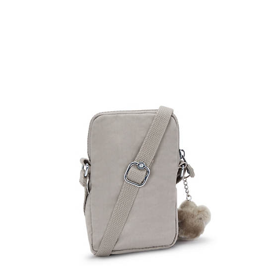 Tally Crossbody Phone Bag, Grey Gris, large