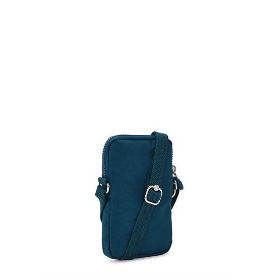 Tally Crossbody Phone Bag, Cosmic Emerald, large